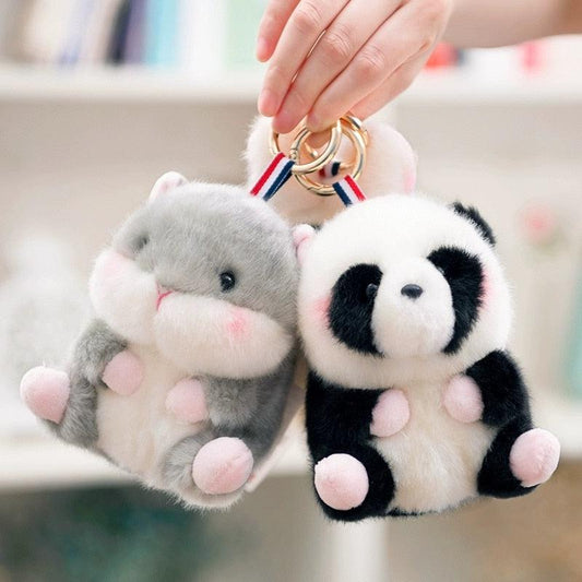 Ball Shape Panda Pandent Plush toy - Plushies