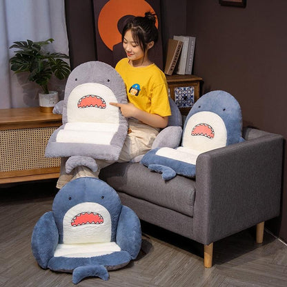 Funny Shark Chair Cushion - Plushies