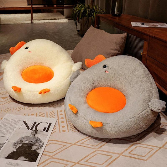 Cute Chicken Floor Cushion - Plushies