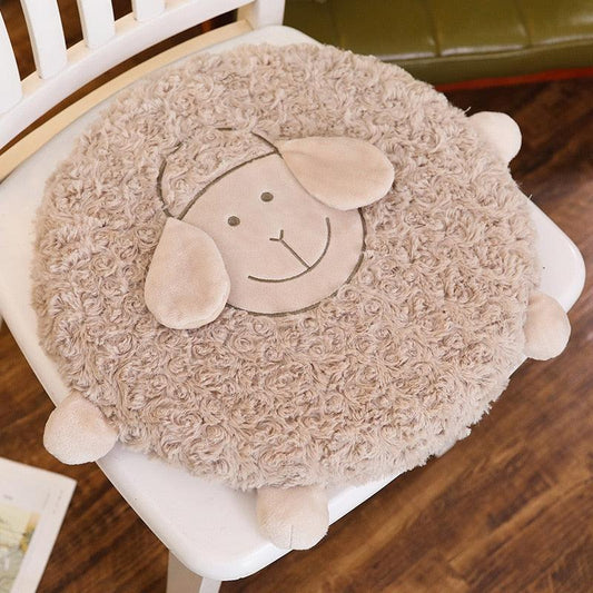 Cute Fuzzy Animal Chair Cushions - Plushies