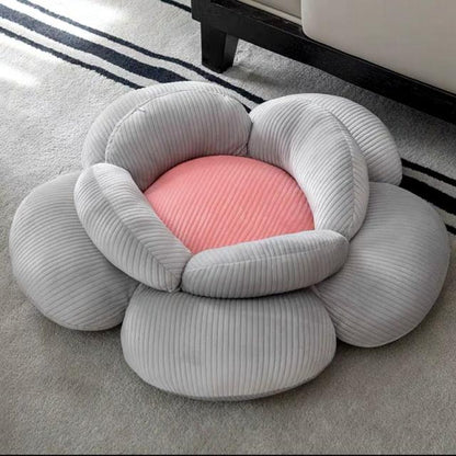 Pink Flower Seat Pillow Futon Ground Mat Cushion - Plushies