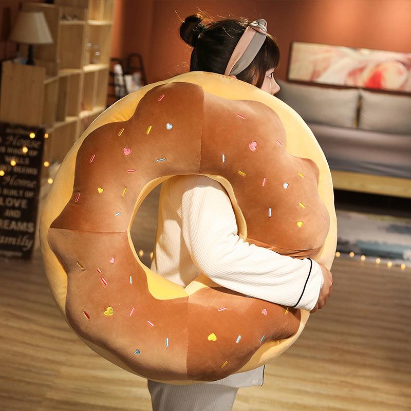 Giant Plush Donut Cushions - Plushies