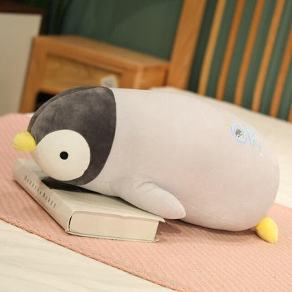 Snuggling Penguin Plushie Pillow - Plushies