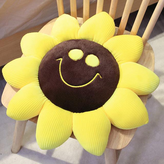 Cute Expressive Sunflower Cushions - Plushies