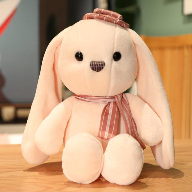 Long Eared Rabbit With Hat Plush Toys - Plushies