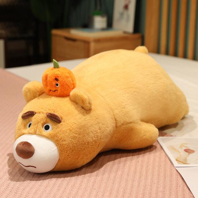 Lying Down Fruit Bear Rest Pillows - Plushies