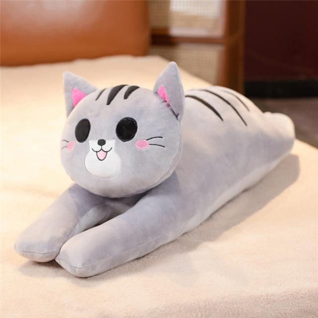 Kawaii Lying Down Cat Stuffed Animals - Plushies