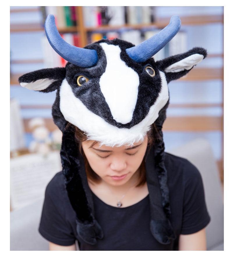Soft and Funny Goat Plush Hats - Plushies