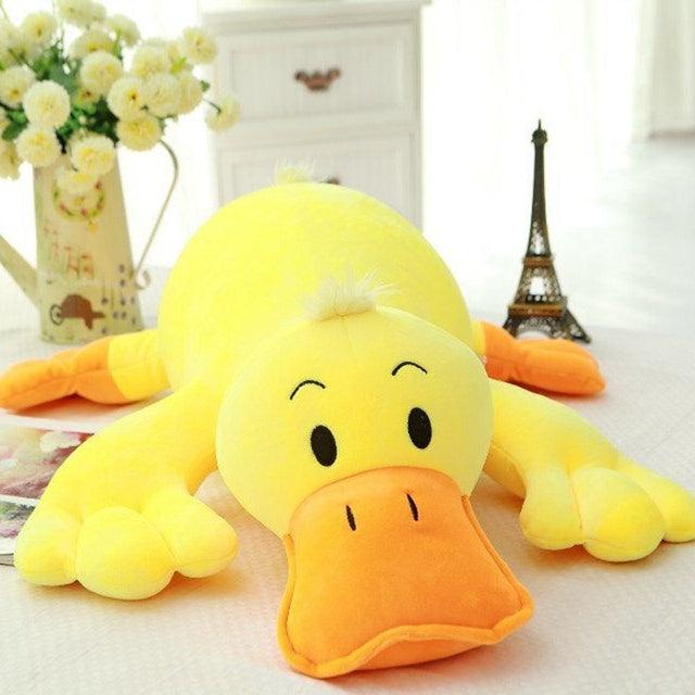 Lying Yellow Duck Plush Pillow - Plushies