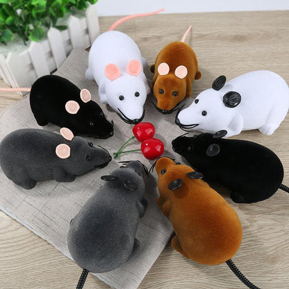 Wireless Electronic Remote Control Rat Plush RC Mouse Toy - Plushies