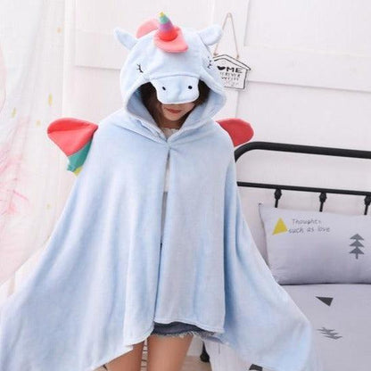 Plush Unicorn Blanket Cloak - Plushies