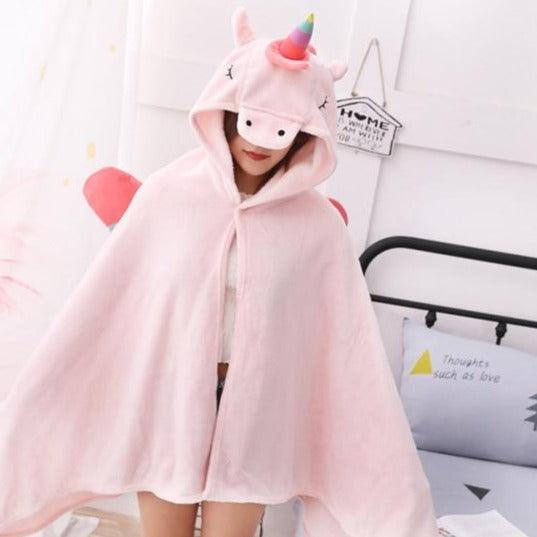 Plush Unicorn Blanket Cloak - Plushies