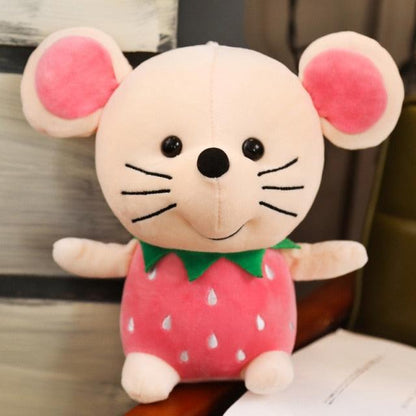 Kawaii Cartoon Fruit Mouse Plush Toys - Plushies