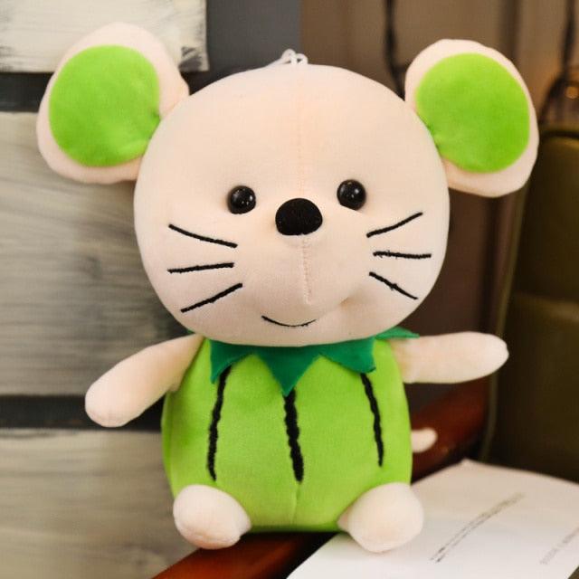 Kawaii Cartoon Fruit Mouse Plush Toys - Plushies